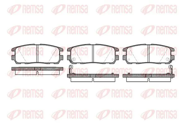 Handler.Part Brake pad set, disc brake KAWE 042602 2