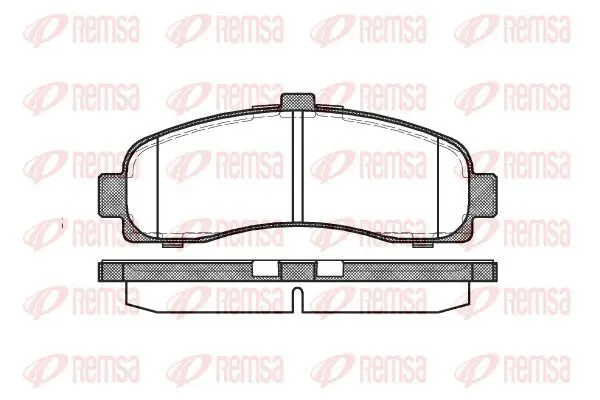 Handler.Part Brake pad set, disc brake KAWE 043110 2