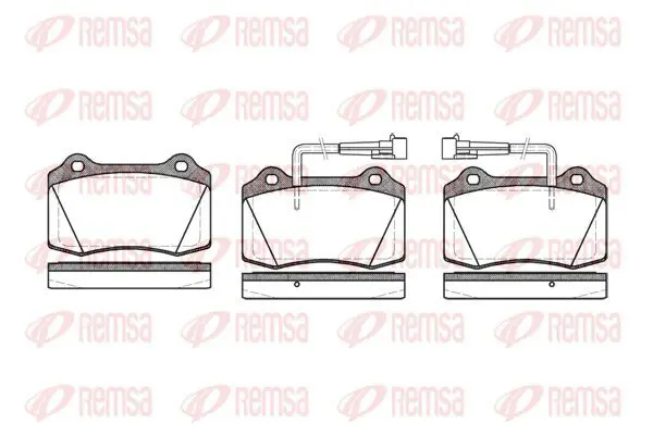 Handler.Part Brake pad set, disc brake KAWE 043422 2