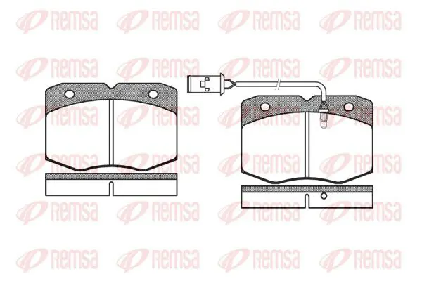 Handler.Part Brake pad set, disc brake KAWE 043502 2