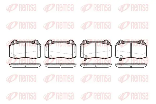 Handler.Part Brake pad set, disc brake KAWE 044132 2