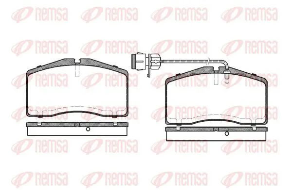 Handler.Part Brake pad set, disc brake KAWE 044812 2