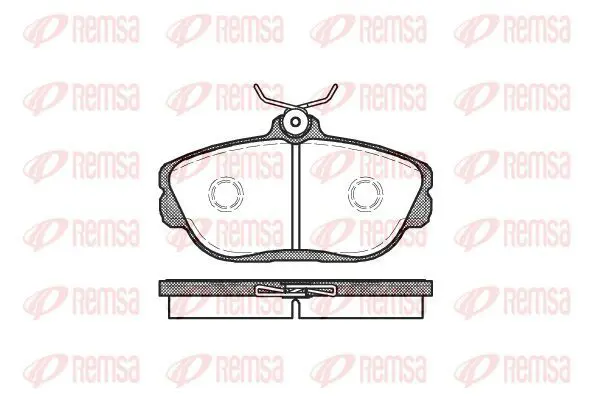 Handler.Part Brake pad set, disc brake KAWE 045300 2