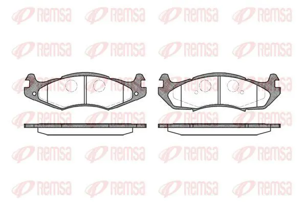 Handler.Part Brake pad set, disc brake KAWE 046300 2