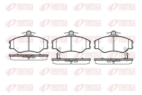 Handler.Part Brake pad set, disc brake KAWE 049402 2