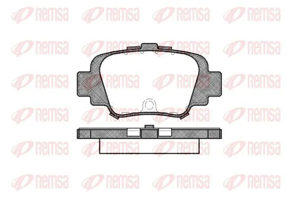 Handler.Part Brake pad set, disc brake KAWE 049900 2