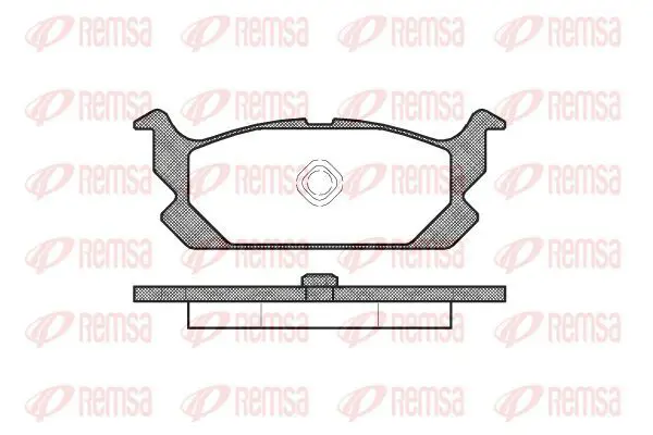 Handler.Part Brake pad set, disc brake KAWE 050300 2