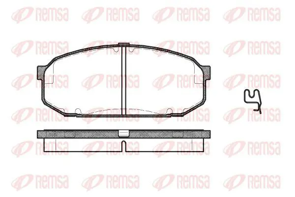 Handler.Part Brake pad set, disc brake KAWE 050402 2