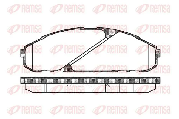 Handler.Part Brake pad set, disc brake KAWE 050700 2