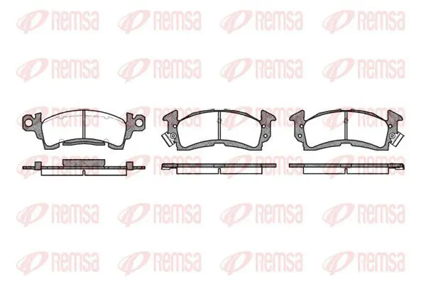 Handler.Part Brake pad set, disc brake KAWE 051000 2