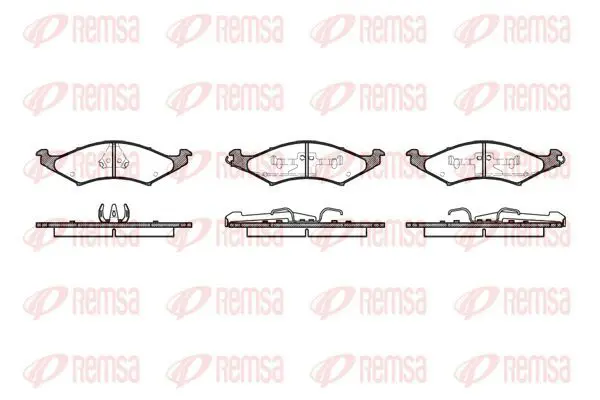 Handler.Part Brake pad set, disc brake KAWE 052700 2