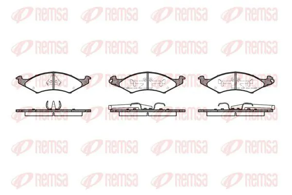 Handler.Part Brake pad set, disc brake KAWE 053500 2