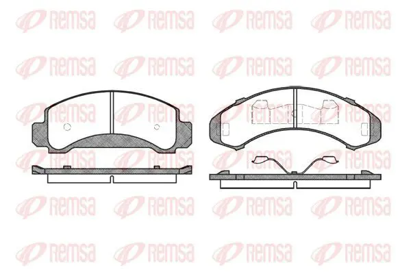 Handler.Part Brake pad set, disc brake KAWE 055000 2