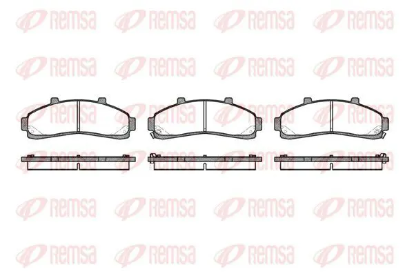 Handler.Part Brake pad set, disc brake KAWE 057102 2