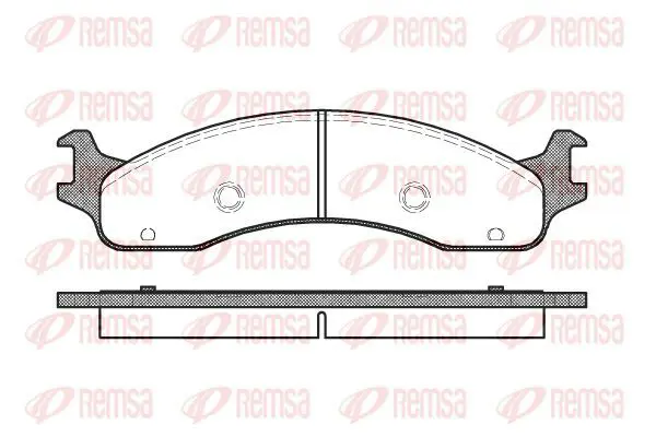 Handler.Part Brake pad set, disc brake KAWE 057300 2