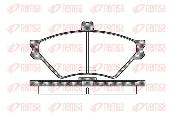 Handler.Part Brake pad set, disc brake KAWE 057400 2