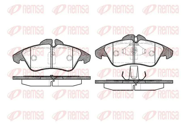 Handler.Part Brake pad set, disc brake KAWE 057800 2