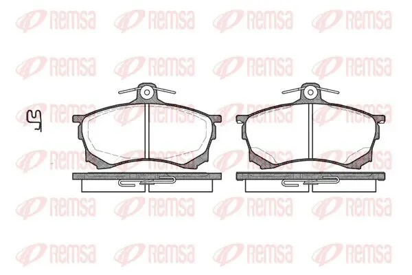 Handler.Part Brake pad set, disc brake KAWE 058200 2