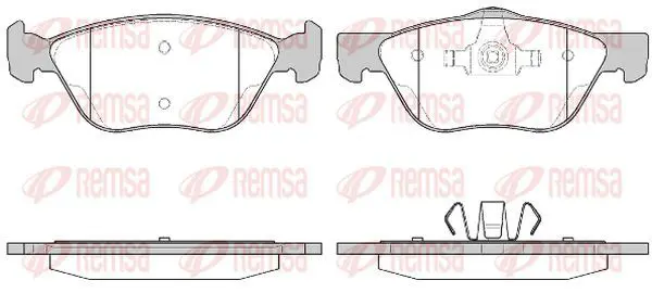 Handler.Part Brake pad set, disc brake KAWE 058920 2