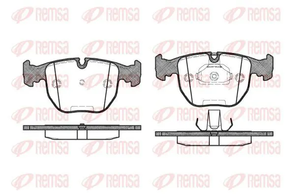 Handler.Part Brake pad set, disc brake KAWE 059610 2