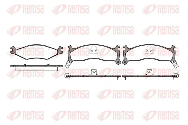 Handler.Part Brake pad set, disc brake KAWE 060002 2