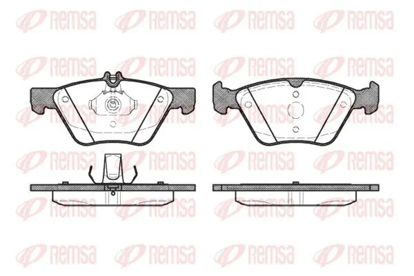 Handler.Part Brake pad set, disc brake KAWE 060120 2