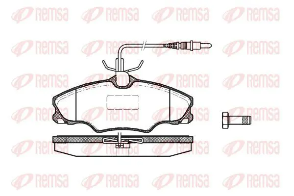 Handler.Part Brake pad set, disc brake KAWE 060304 2