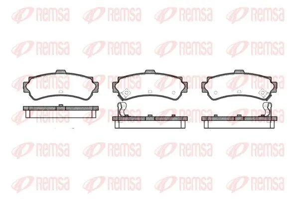 Handler.Part Brake pad set, disc brake KAWE 060702 2