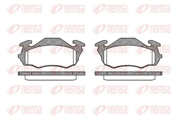 Handler.Part Brake pad set, disc brake KAWE 062300 2