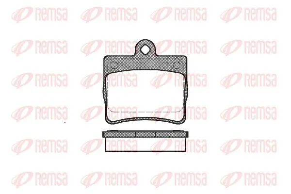 Handler.Part Brake pad set, disc brake KAWE 063000 2