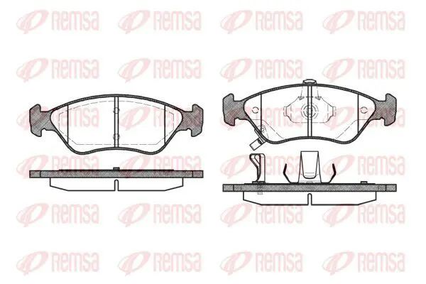 Handler.Part Brake pad set, disc brake KAWE 064802 2