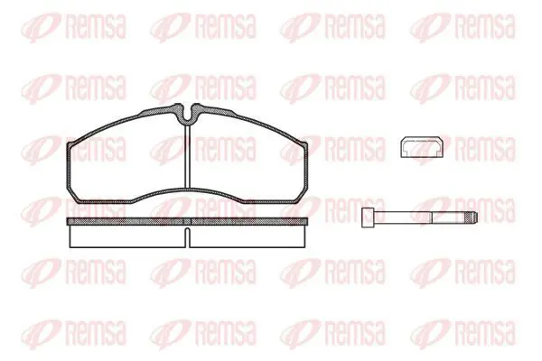 Handler.Part Brake pad set, disc brake KAWE 065186 2