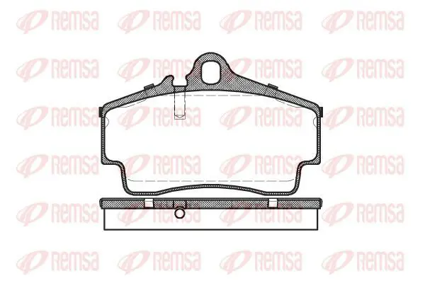 Handler.Part Brake pad set, disc brake KAWE 065400 2