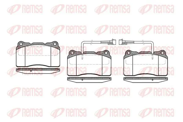 Handler.Part Brake pad set, disc brake KAWE 066602 2