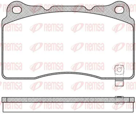 Handler.Part Brake pad set, disc brake KAWE 066604 2