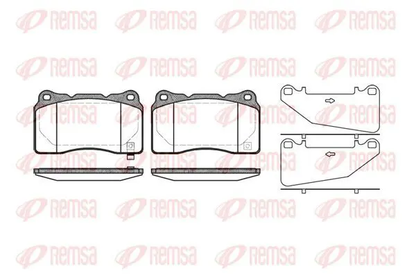 Handler.Part Brake pad set, disc brake KAWE 066632 2