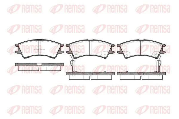 Handler.Part Brake pad set, disc brake KAWE 067502 2