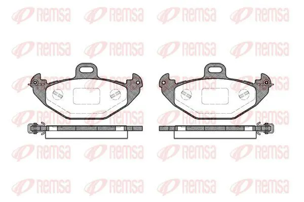 Handler.Part Brake pad set, disc brake KAWE 068600 2