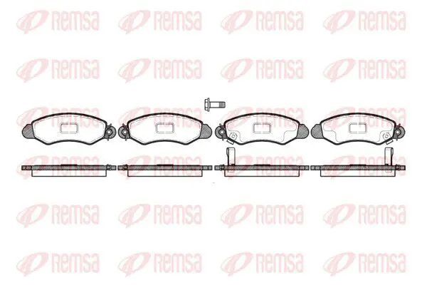 Handler.Part Brake pad set, disc brake KAWE 070202 2