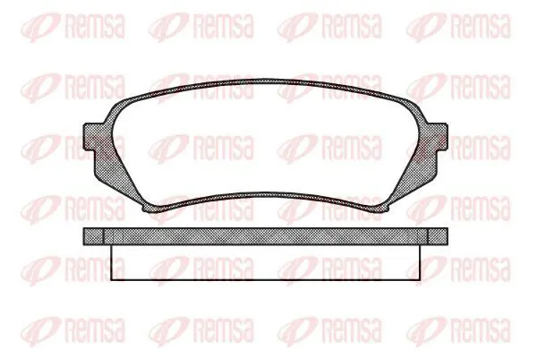 Handler.Part Brake pad set, disc brake KAWE 070600 2