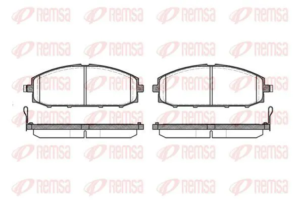 Handler.Part Brake pad set, disc brake KAWE 071104 2