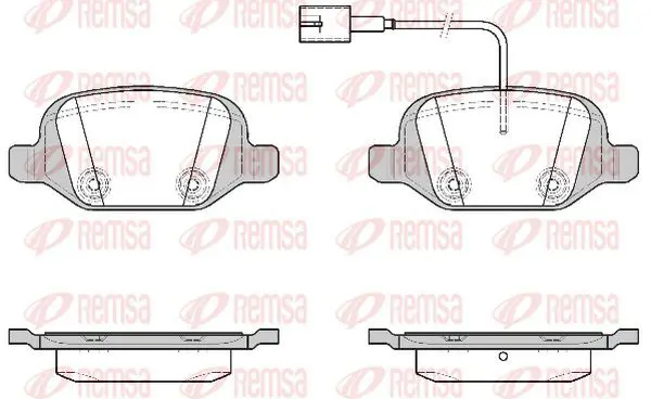 Handler.Part Brake pad set, disc brake KAWE 072722 2