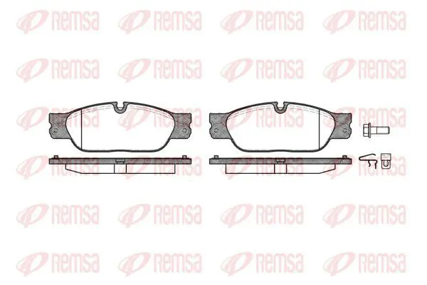 Handler.Part Brake pad set, disc brake KAWE 073120 2