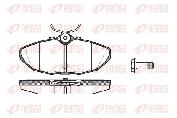 Handler.Part Brake pad set, disc brake KAWE 073210 2