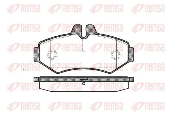 Handler.Part Brake pad set, disc brake KAWE 073300 2