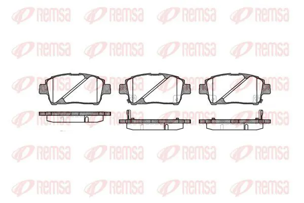 Handler.Part Brake pad set, disc brake KAWE 074002 2