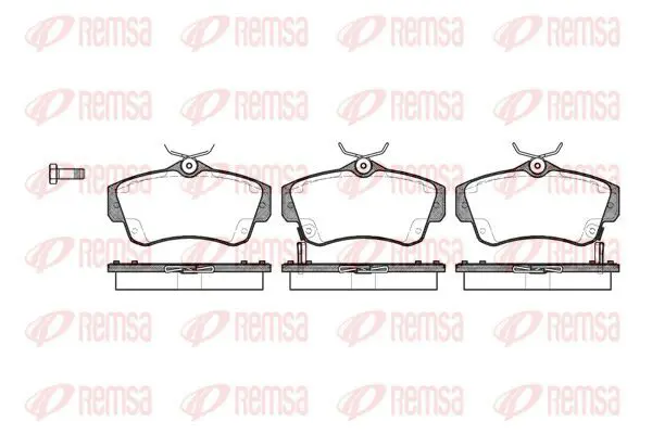 Handler.Part Brake pad set, disc brake KAWE 075302 2