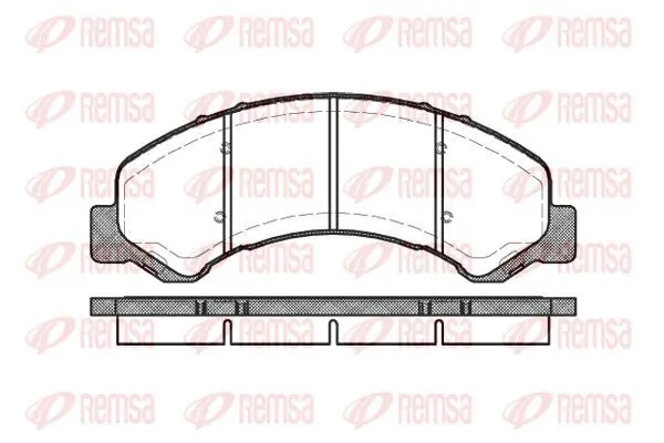 Handler.Part Brake pad set, disc brake KAWE 076300 2