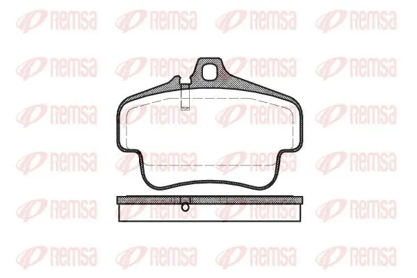 Handler.Part Brake pad set, disc brake KAWE 077300 2