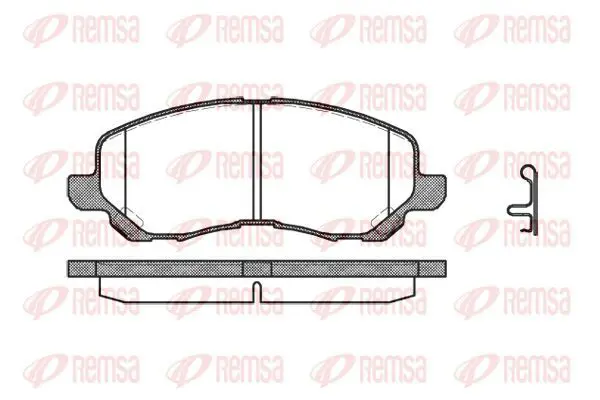 Handler.Part Brake pad set, disc brake KAWE 080412 2